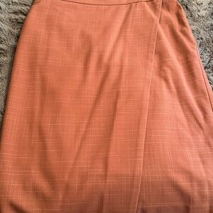 Ann Taylor Pink A-Line Knee-Length Skirt